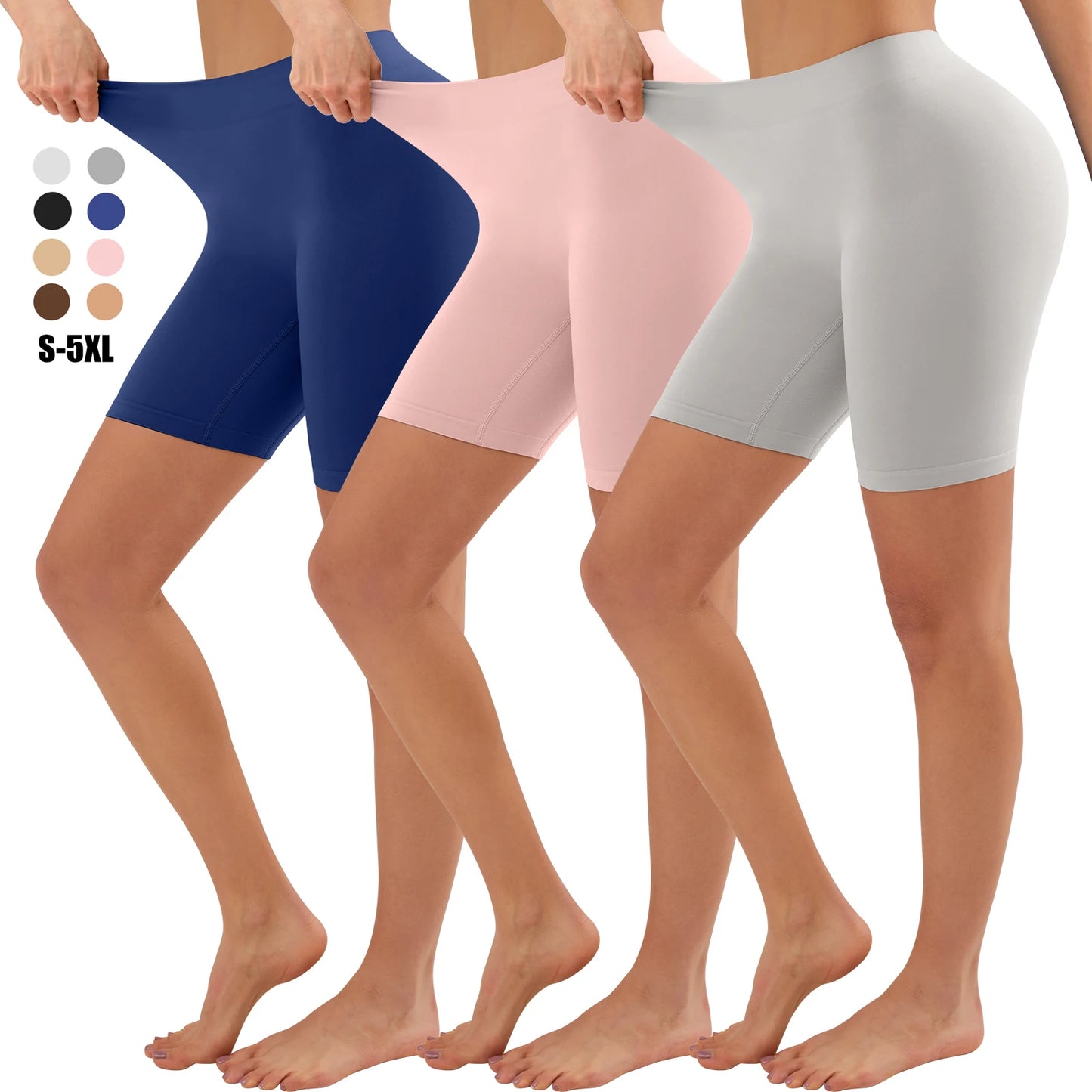 Women's Seamless Comfort Under Dress Slip Shorts