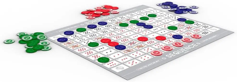 SEQUENCE Game - Box Edition with Cushioned Mat
