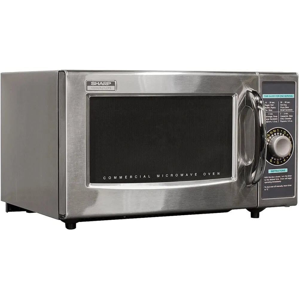 Medium-Duty 1000 watt Stainless Steel, Commercial Microwave Oven