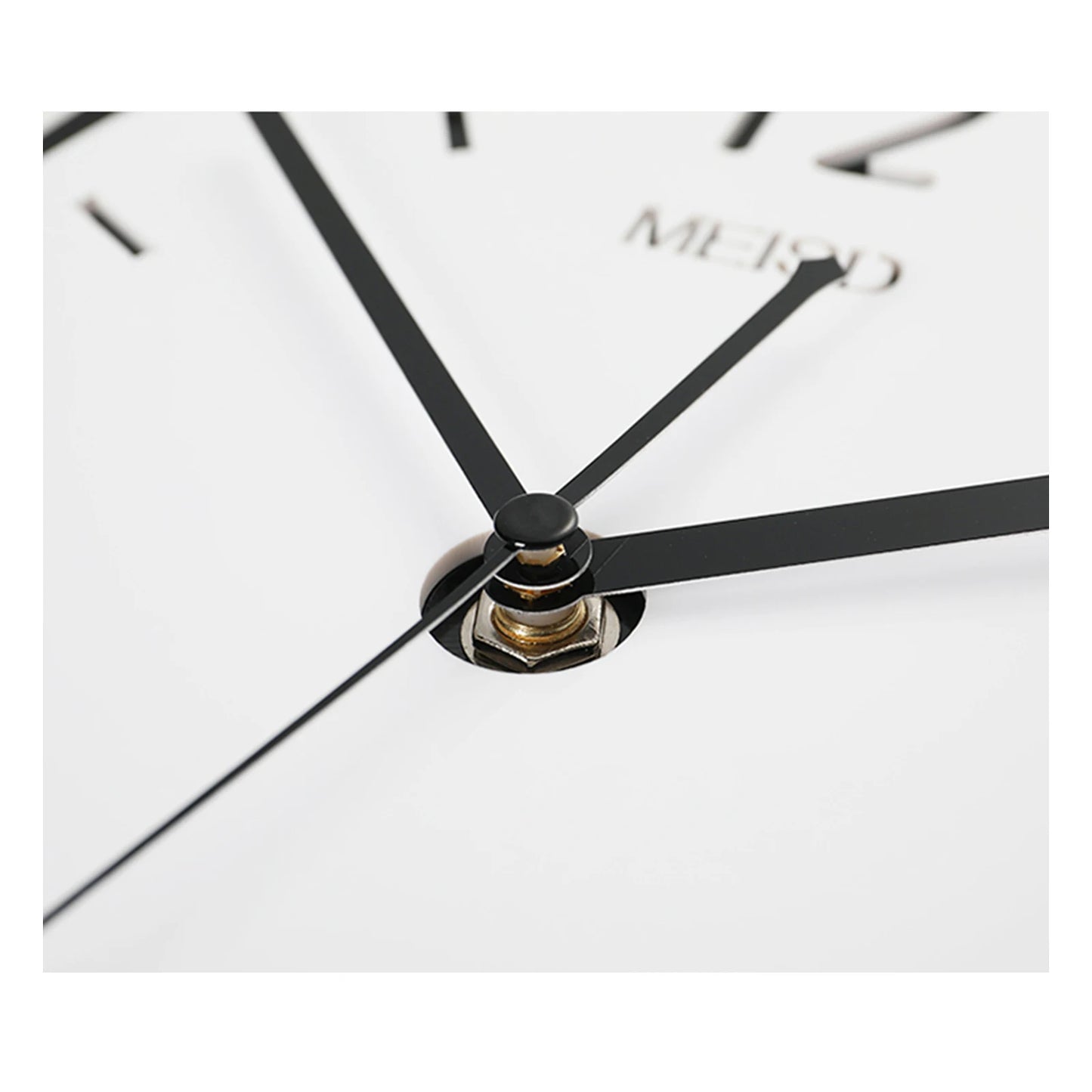 Vintage Style Silent Quartz Metal Wall Clock