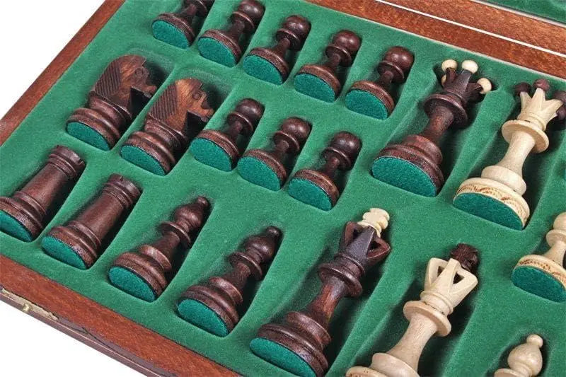 Beautiful Handcrafted Chess Set with Board and Chess Pieces