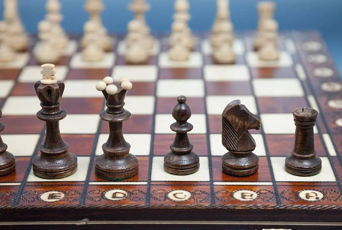 Beautiful Handcrafted Chess Set with Board and Chess Pieces