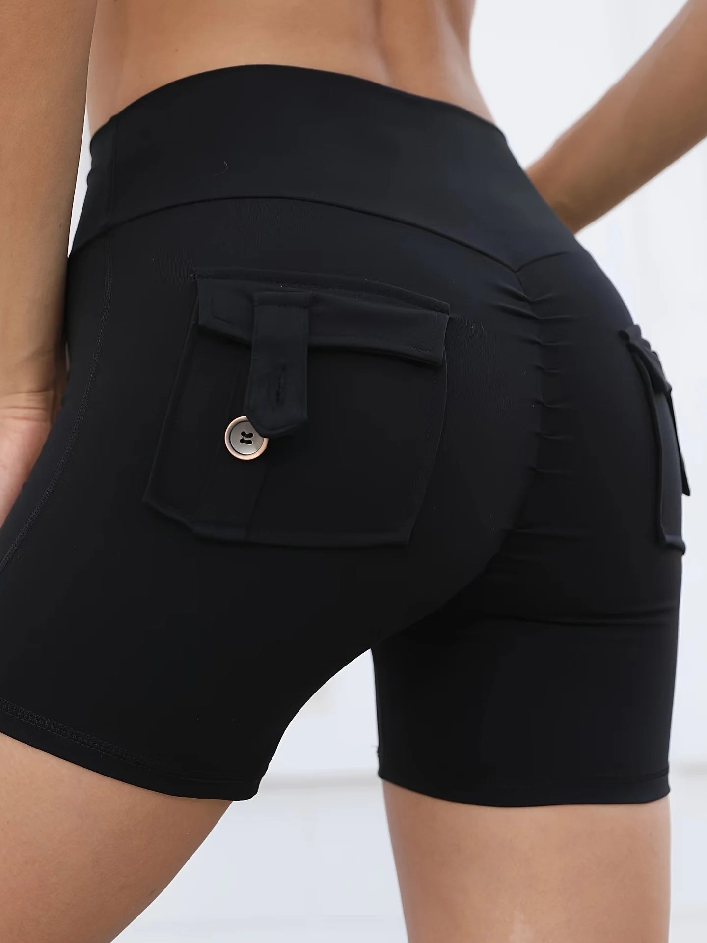 Three-quarter high-waisted summer yoga pants