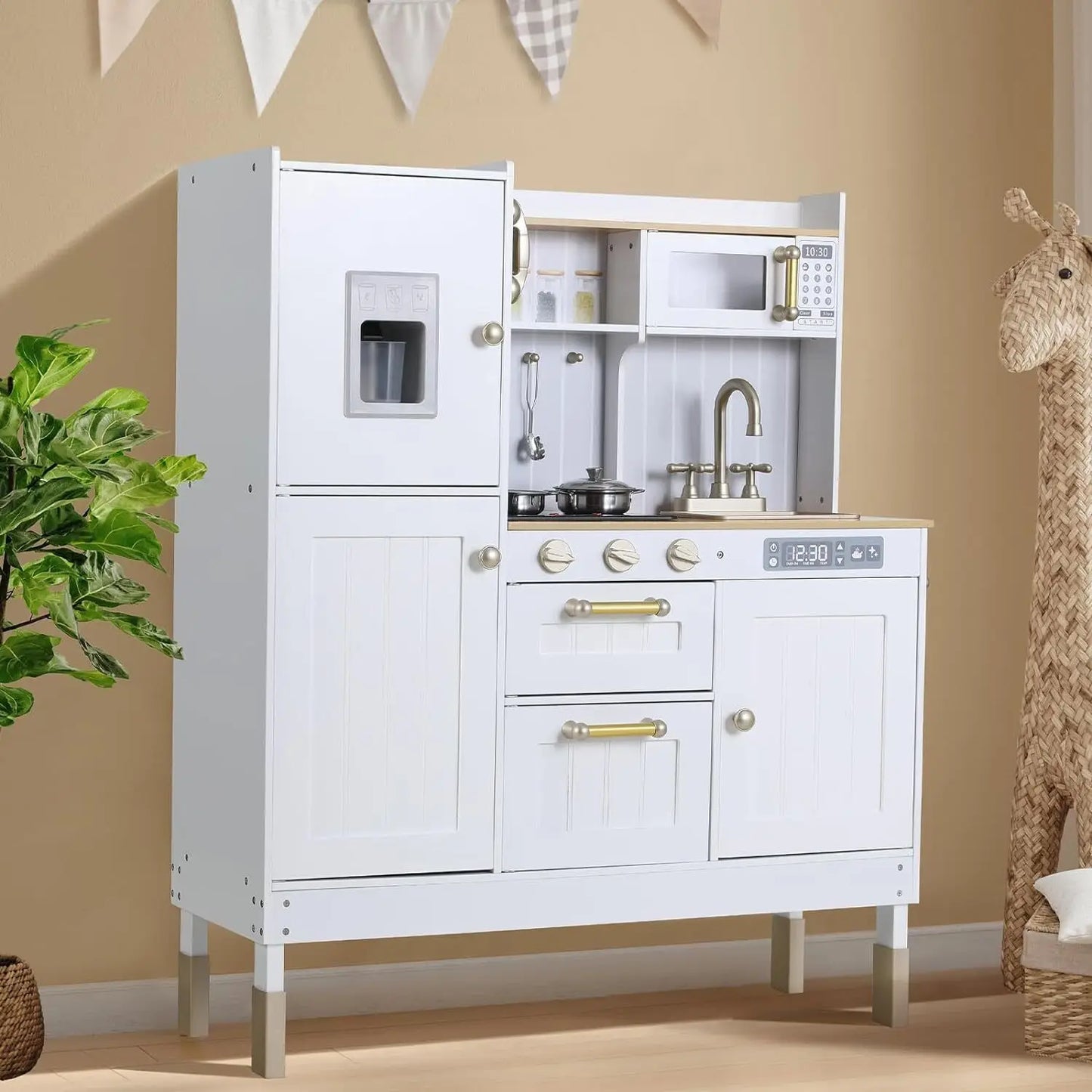 Children's Wooden Toy Kitchen