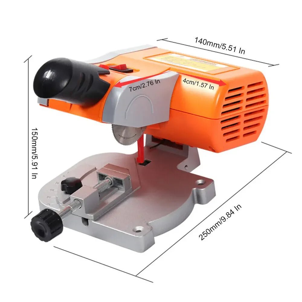 0-45° Mini Benchtop Miter Angle Circular Saw 7800 Rpm