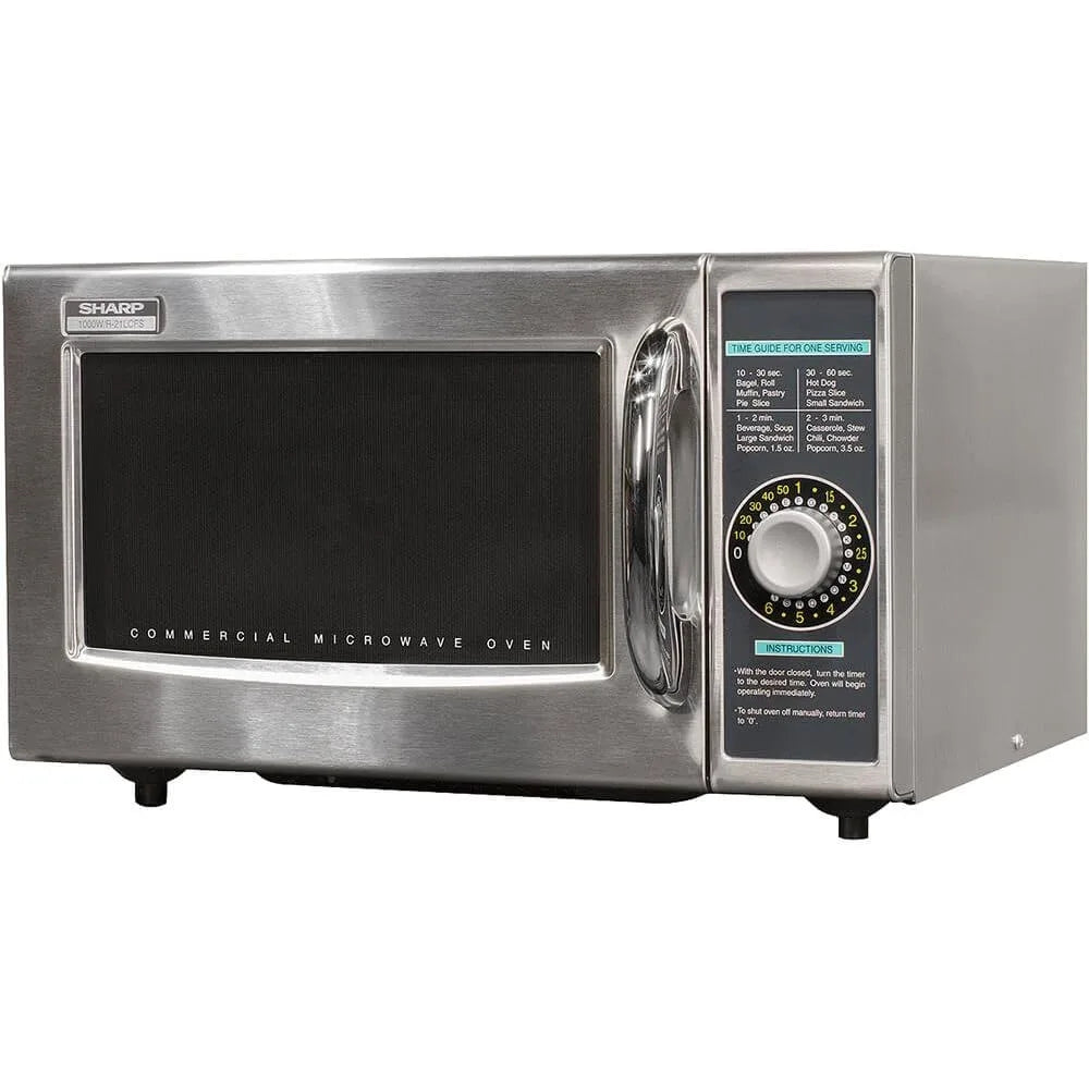 Medium-Duty 1000 watt Stainless Steel, Commercial Microwave Oven