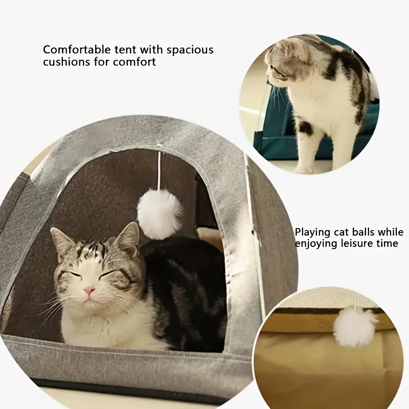 Portable Cat House Tent