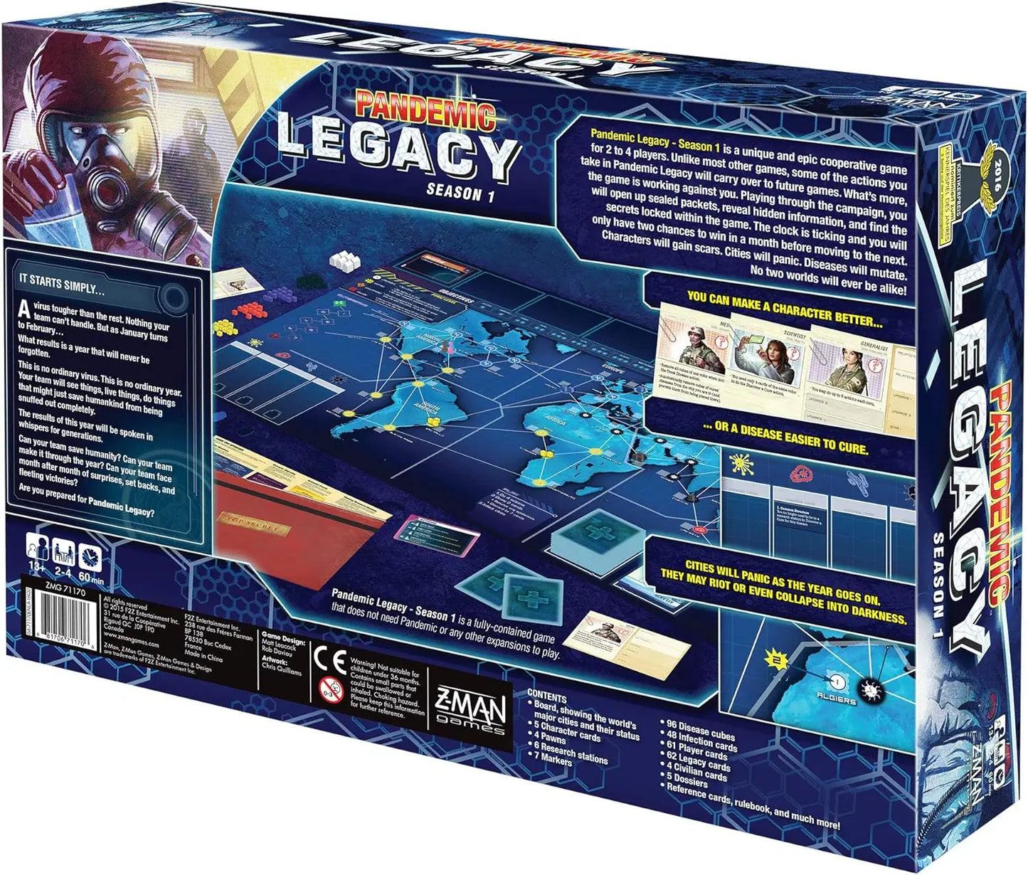 Legacy Season 1 Blue Edition Board Game for Family