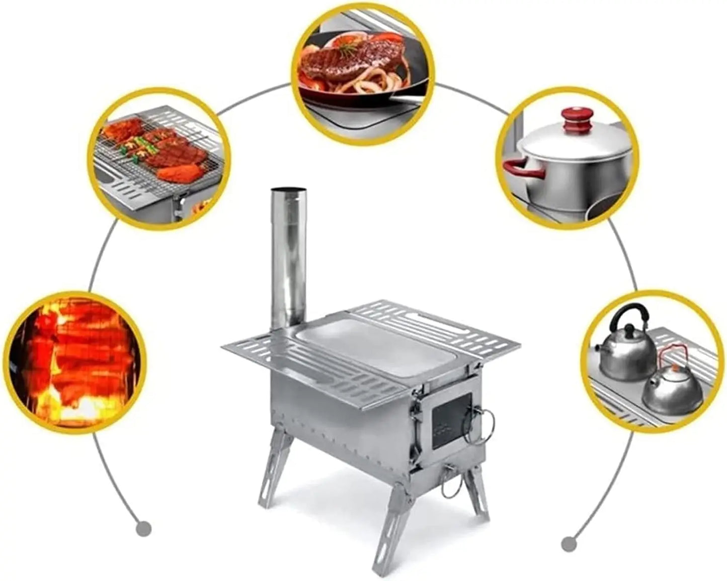 Multipurpose Camping Barbecue Stove