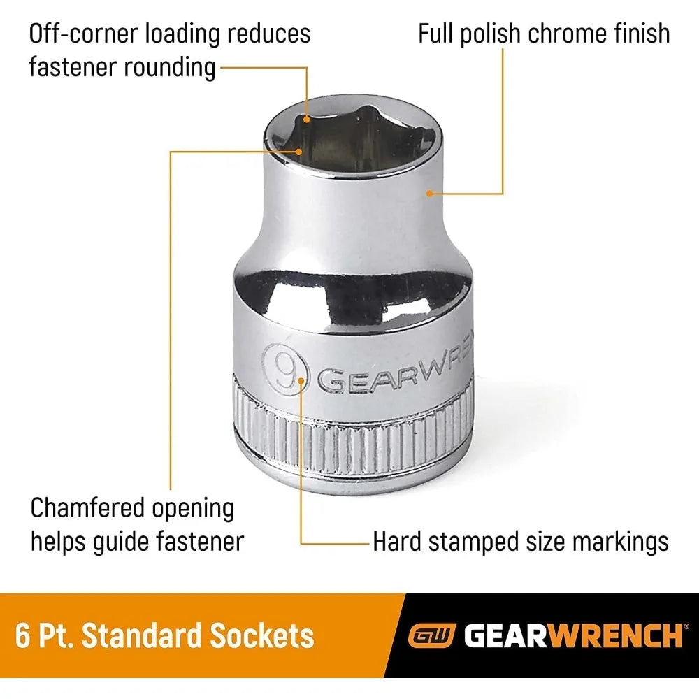 84 Pc. SAE/Metric Hex And Torx Bit Socket Set