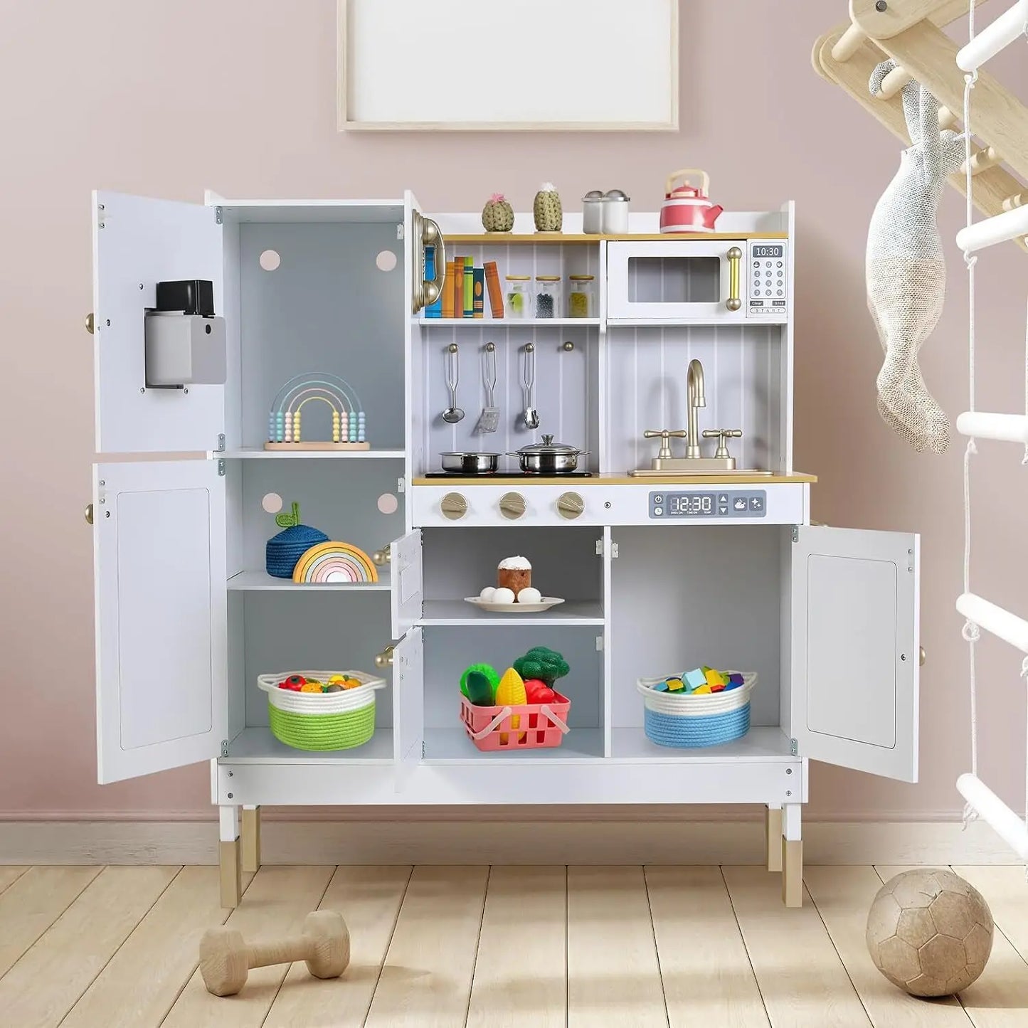 Children's Wooden Toy Kitchen