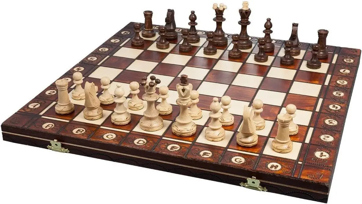 Beautiful Handcrafted Chess Set with Board and Chess Pieces