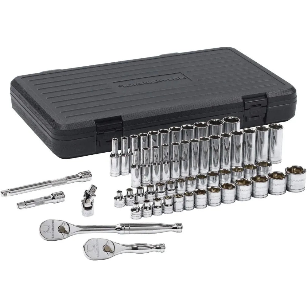 84 Pc. SAE/Metric Hex And Torx Bit Socket Set