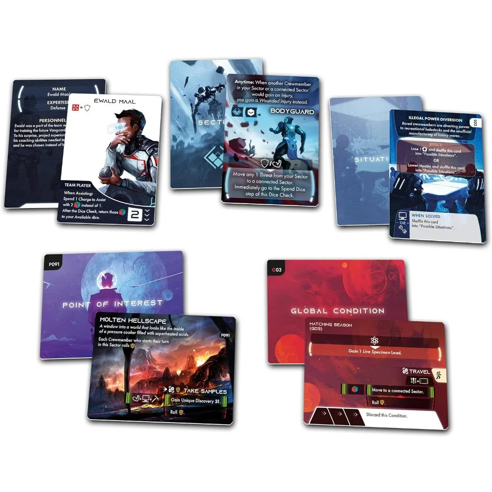 ISS Vanguard Sci-Fi Board Game Ages 14+