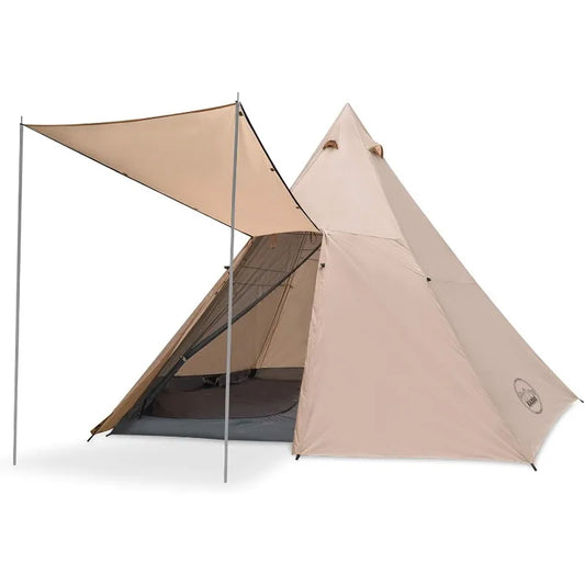 Double Layer 8 Person Large Waterproof Tipi Tents