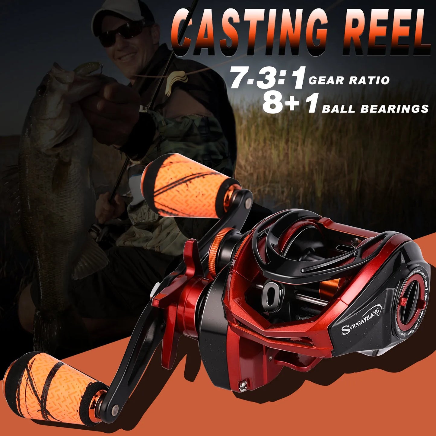 Super Light Fishing Reel for Saltwater Freshwater & Fishing