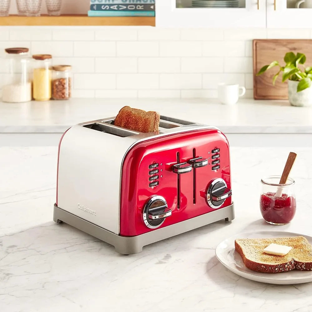 4 Slice Brushed Stainless Toaster