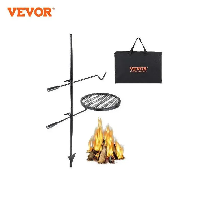 360° Adjustable Swivel Campfire Grill