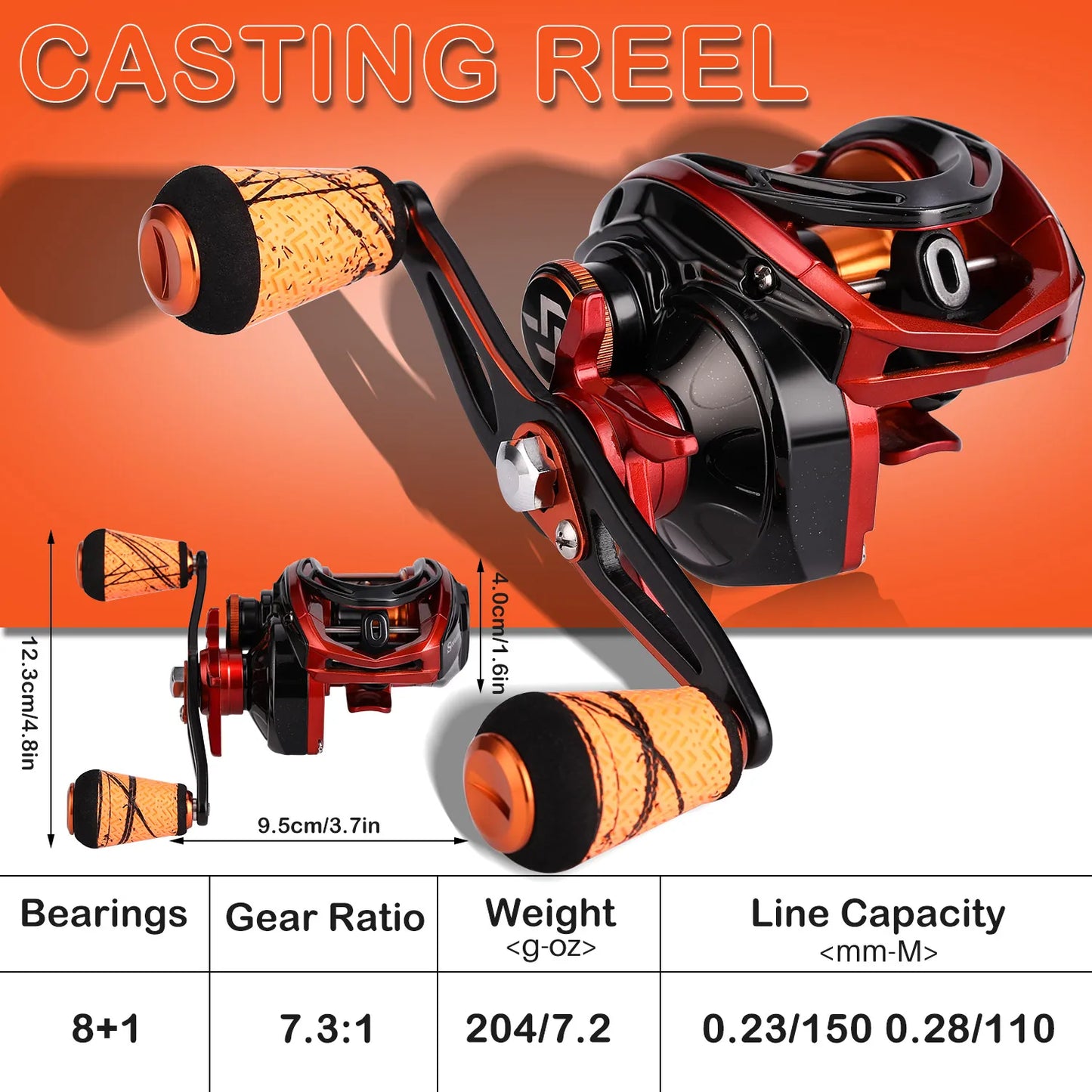 Super Light Fishing Reel for Saltwater Freshwater & Fishing