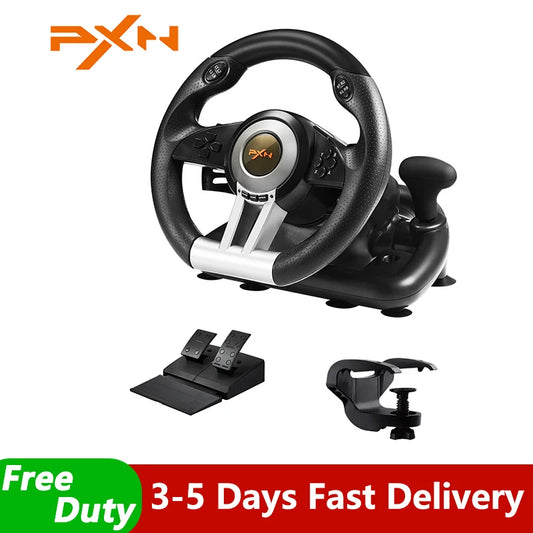 PXN V3 180° Pro Gaming Racing Wheel set