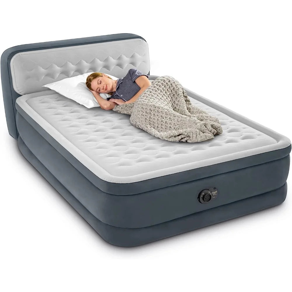 Queen Air Mattress Bed with Built in Electric Pump